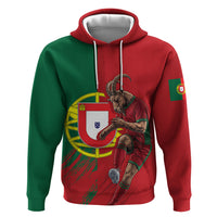 Portugal Football Goat Hoodie Number 7 Greatest Of All Time Sports