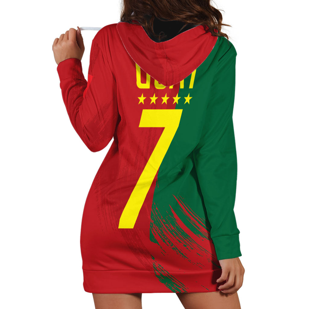 Portugal Football Goat Hoodie Dress Number 7 Greatest Of All Time Sports
