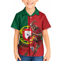 Portugal Football Goat Kid Hawaiian Shirt Number 7 Greatest Of All Time Sports
