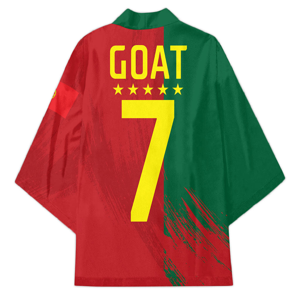 Portugal Football Goat Kimono Number 7 Greatest Of All Time Sports