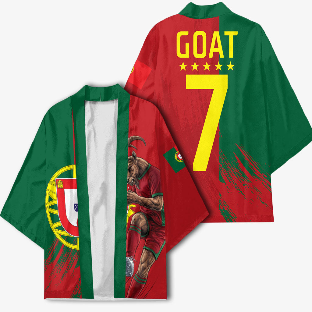 Portugal Football Goat Kimono Number 7 Greatest Of All Time Sports