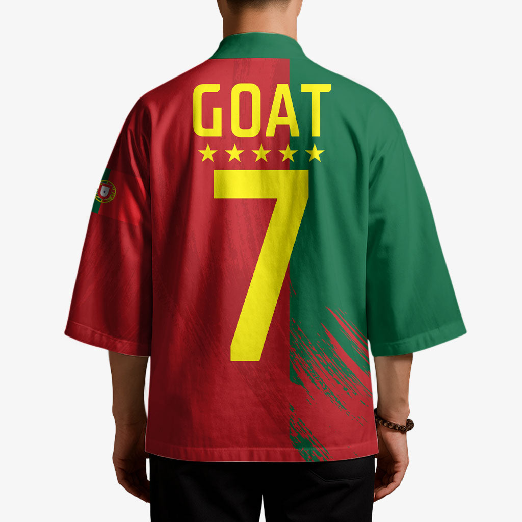 Portugal Football Goat Kimono Number 7 Greatest Of All Time Sports