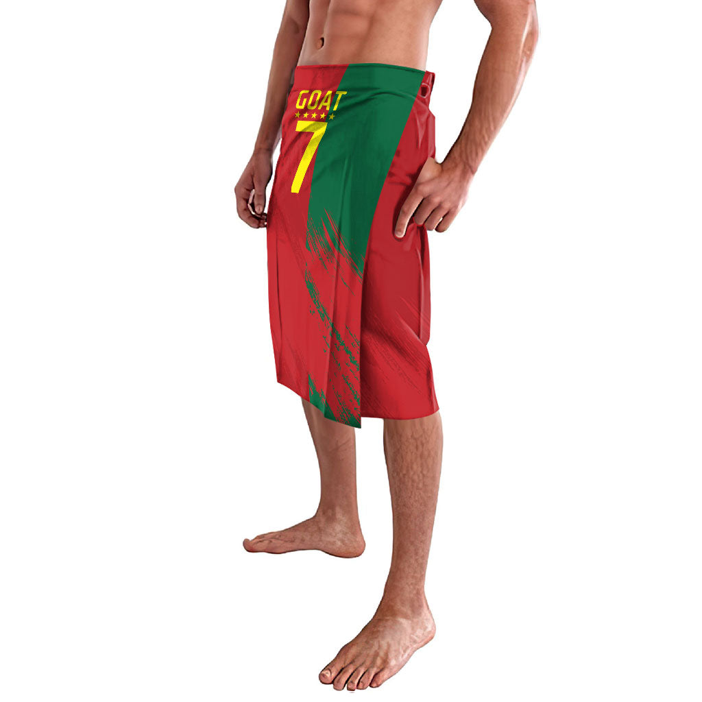Portugal Football Goat Lavalava Number 7 Greatest Of All Time Sports
