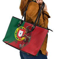 Portugal Football Goat Leather Tote Bag Number 7 Greatest Of All Time Sports