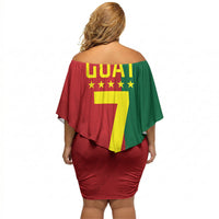Portugal Football Goat Off Shoulder Short Dress Number 7 Greatest Of All Time Sports