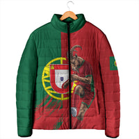 Portugal Football Goat Padded Jacket Number 7 Greatest Of All Time Sports