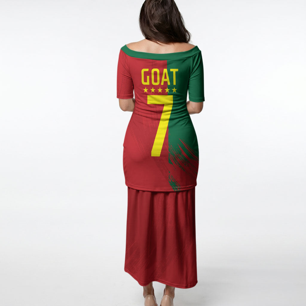 Portugal Football Goat Puletasi Number 7 Greatest Of All Time Sports
