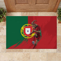 Portugal Football Goat Rubber Doormat Number 7 Greatest Of All Time Sports