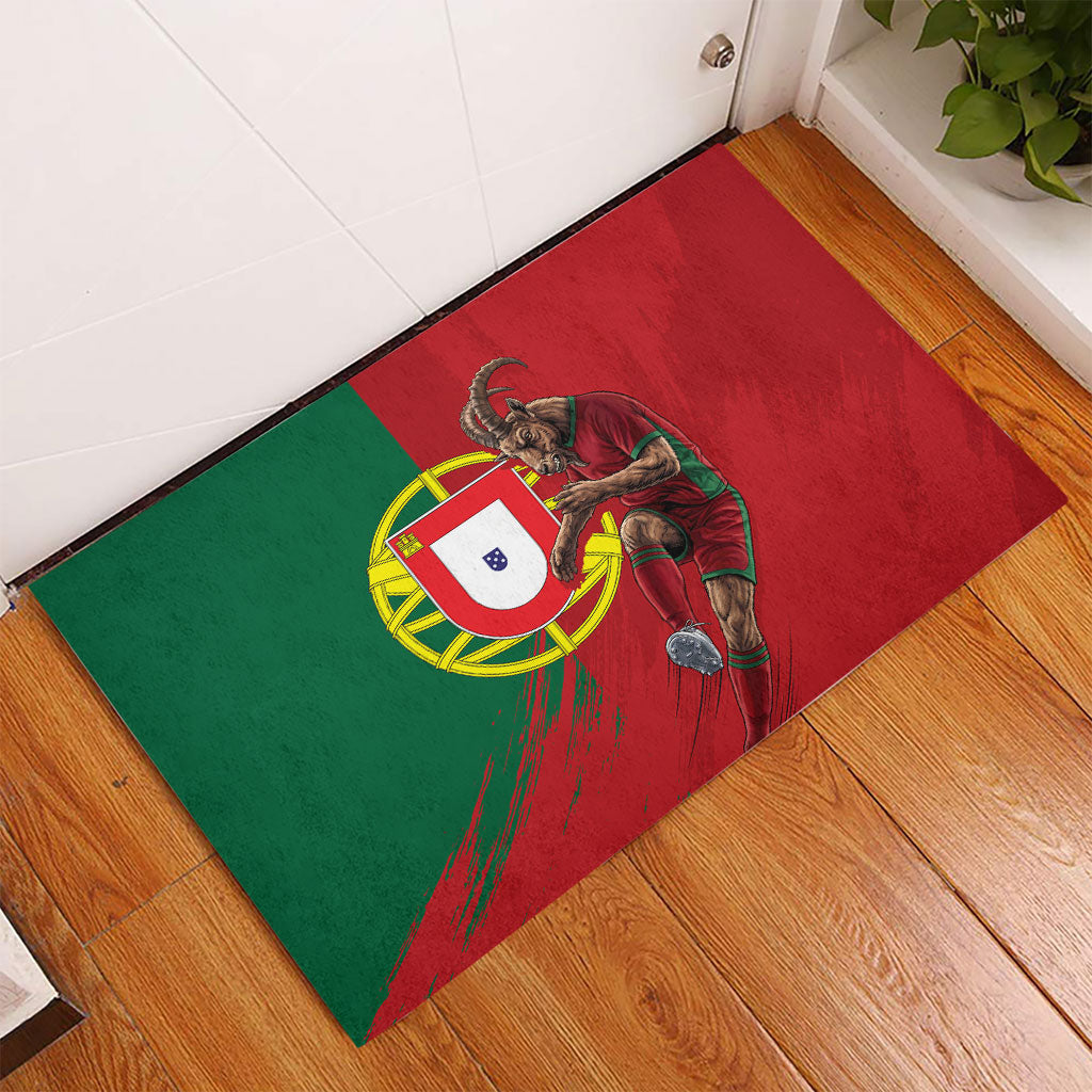Portugal Football Goat Rubber Doormat Number 7 Greatest Of All Time Sports