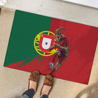 Portugal Football Goat Rubber Doormat Number 7 Greatest Of All Time Sports