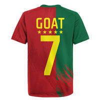 Portugal Football Goat Rugby Jersey Number 7 Greatest Of All Time Sports