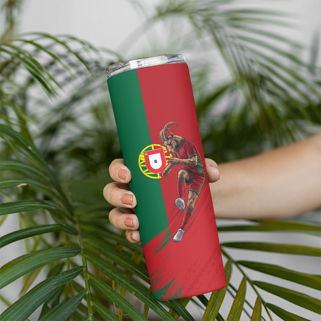 Portugal Football Goat Skinny Tumbler Number 7 Greatest Of All Time Sports