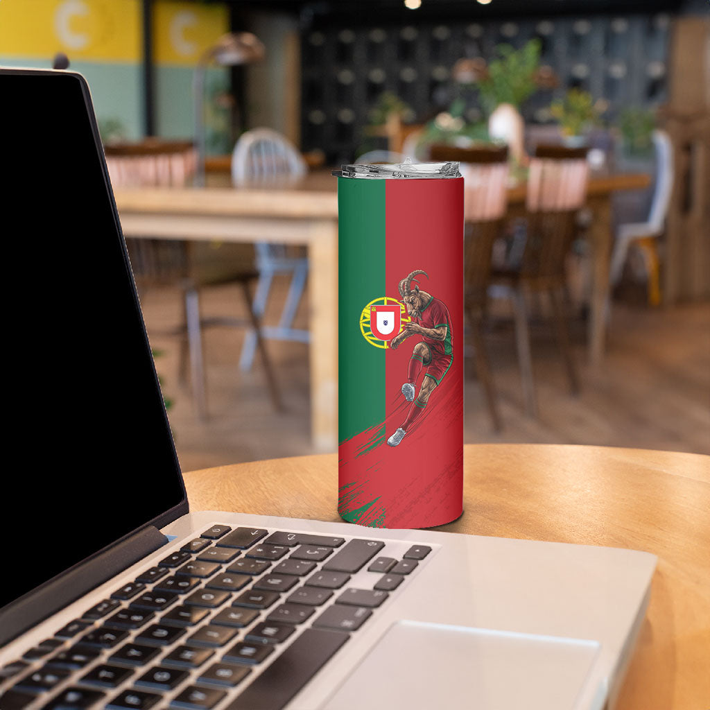 Portugal Football Goat Skinny Tumbler Number 7 Greatest Of All Time Sports