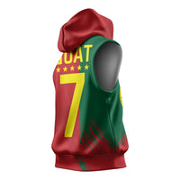 Portugal Football Goat Sleeveless Hoodie Number 7 Greatest Of All Time Sports