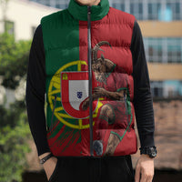 Portugal Football Goat Sleeveless Puffer Jacket Number 7 Greatest Of All Time Sports