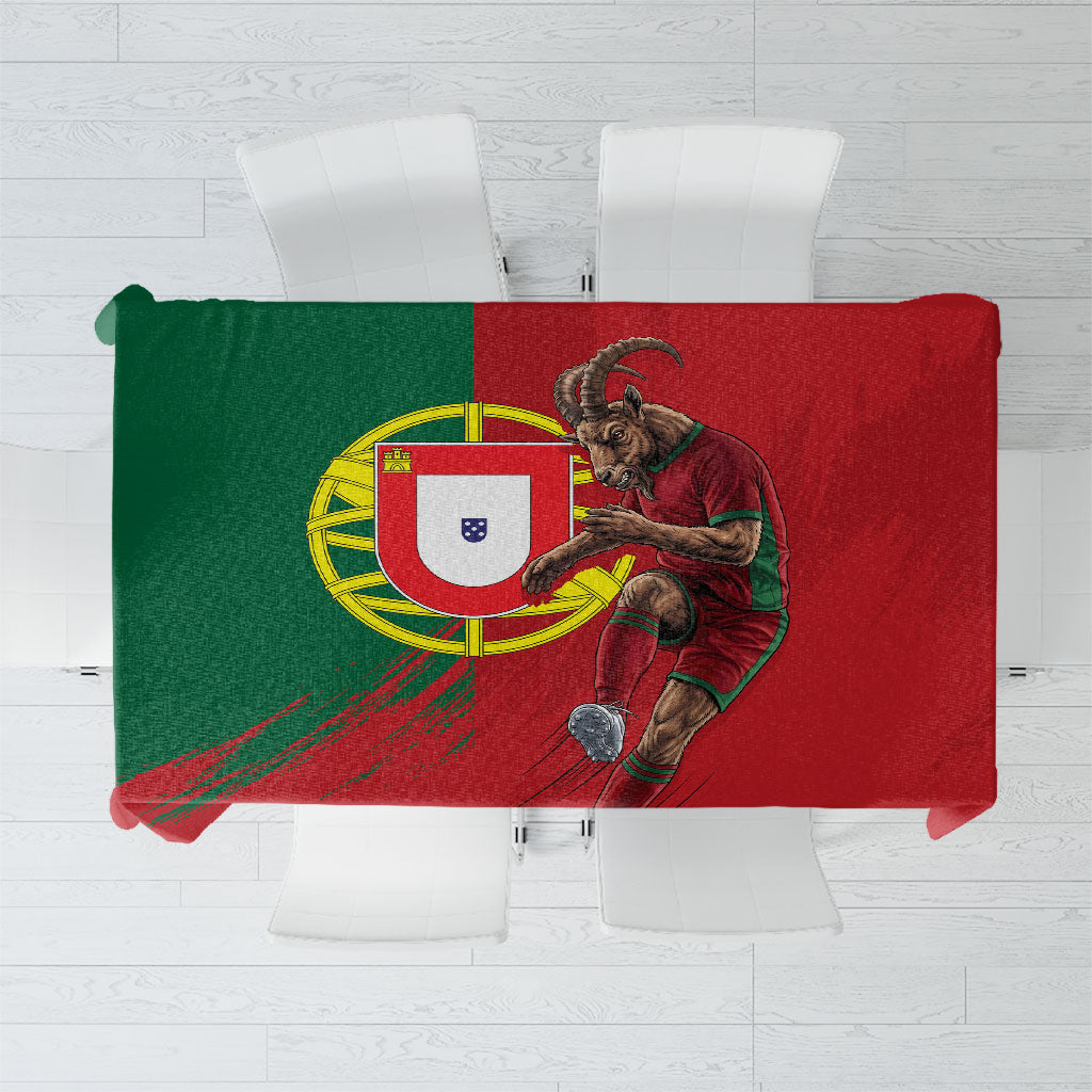 Portugal Football Goat Tablecloth Number 7 Greatest Of All Time Sports