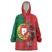 Portugal Football Goat Wearable Blanket Hoodie Number 7 Greatest Of All Time Sports