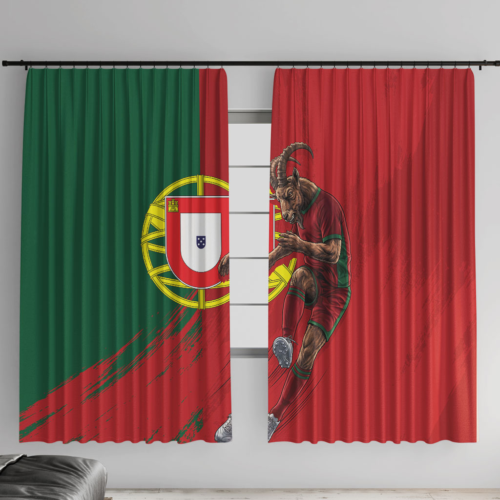 Portugal Football Goat Window Curtain Number 7 Greatest Of All Time Sports