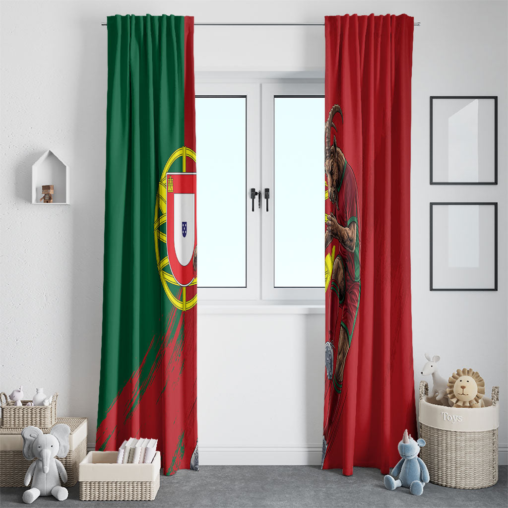 Portugal Football Goat Window Curtain Number 7 Greatest Of All Time Sports