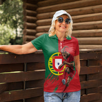 Portugal Football Goat Women Polo Shirt Number 7 Greatest Of All Time Sports