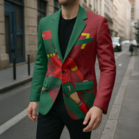 Portugal Football Blazer Goat Number 7 Greatest Of All Time Abstract Grunge