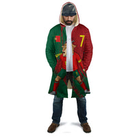 Portugal Football Cloak Goat Number 7 Greatest Of All Time Abstract Grunge