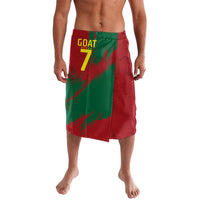 Portugal Football Lavalava Goat Number 7 Greatest Of All Time Abstract Grunge