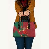 Portugal Football Leather Bag Goat Number 7 Greatest Of All Time Abstract Grunge