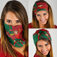 Portugal Football Neck Gaiter Goat Number 7 Greatest Of All Time Abstract Grunge