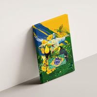 Brazil Independence Day Canvas Wall Art One Nation One Heart - Tropical Toucan Macaw Christ Redeemer