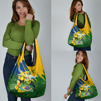 Brazil Independence Day Grocery Bag One Nation One Heart - Tropical Toucan Macaw Christ Redeemer