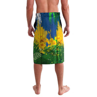 Brazil Independence Day Lavalava One Nation One Heart - Tropical Toucan Macaw Christ Redeemer