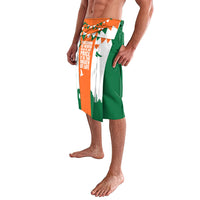 India Patriotic Freedom Lavalava Flag Colors Raised Fist Typography Graphic
