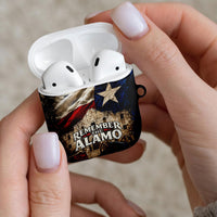 Remember The Alamo Texas Flag AirPods Case Distressed Historical Texan Pride