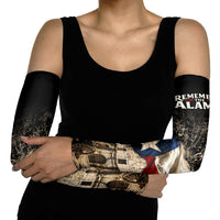 Remember The Alamo Texas Flag Arm Sleeves Distressed Historical Texan Pride