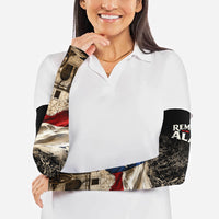 Remember The Alamo Texas Flag Arm Sleeves Distressed Historical Texan Pride