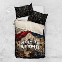 Remember The Alamo Texas Flag Bedding Set Distressed Historical Texan Pride