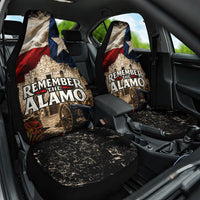 Remember The Alamo Texas Flag Car Seat Cover Distressed Historical Texan Pride