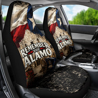 Remember The Alamo Texas Flag Car Seat Cover Distressed Historical Texan Pride
