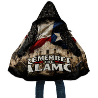 Remember The Alamo Texas Flag Cloak Distressed Historical Texan Pride
