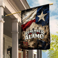Remember The Alamo Texas Flag Garden Flag Distressed Historical Texan Pride
