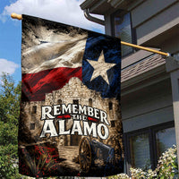 Remember The Alamo Texas Flag Garden Flag Distressed Historical Texan Pride