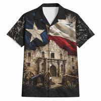 Remember The Alamo Texas Flag Hawaiian Shirt Distressed Historical Texan Pride