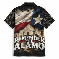 Remember The Alamo Texas Flag Hawaiian Shirt Distressed Historical Texan Pride