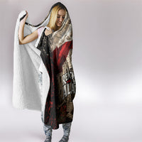 Remember The Alamo Texas Flag Hooded Blanket Distressed Historical Texan Pride