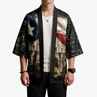 Remember The Alamo Texas Flag Kimono Distressed Historical Texan Pride