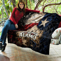 Remember The Alamo Texas Flag Quilt Distressed Historical Texan Pride