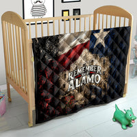 Remember The Alamo Texas Flag Quilt Distressed Historical Texan Pride
