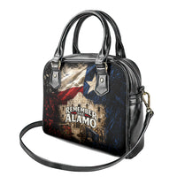 Remember The Alamo Texas Flag Shoulder Handbag Distressed Historical Texan Pride