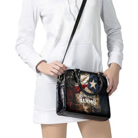 Remember The Alamo Texas Flag Shoulder Handbag Distressed Historical Texan Pride